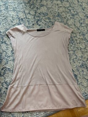 The Limited Mauve Short Sleeve Tunic Top